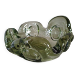 Vintage blown glass ashtray