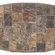 Brutalist oval table