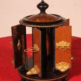 Napoleon III Cigar Humidor in Blackened Wood and Brass