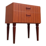 Table de chevet année 70 style scandinave