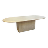 Coffee table in solid wood, 70s style.