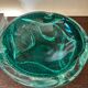 Murano bubble ashtray / pocket emptier in mint green