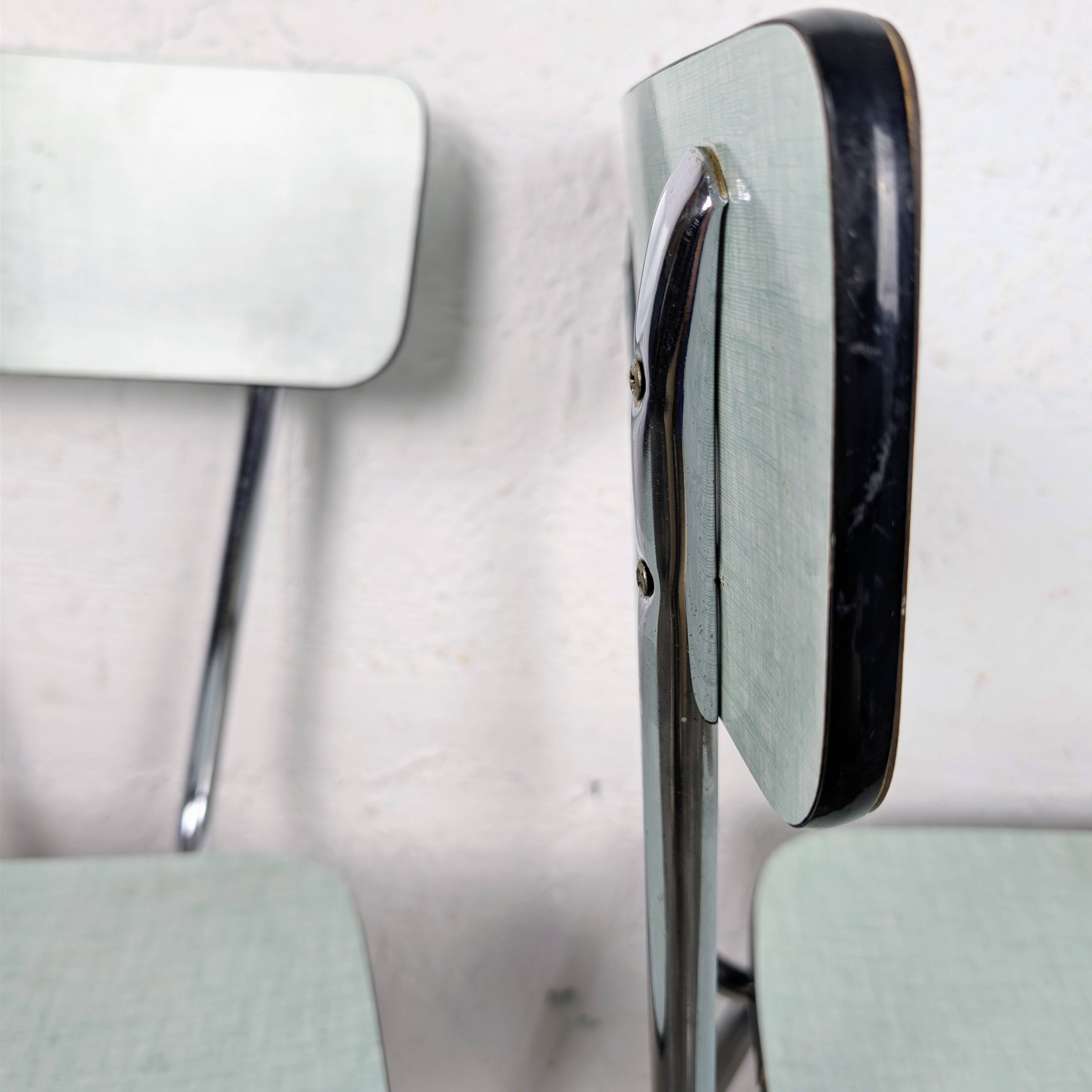 Pair of formica chairs