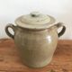 Eared sandstone jar and lid