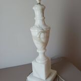 Alabaster lamp base