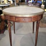 Louis XVI style bouillotte table in mahogany from the early 20th century
