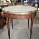 Louis XVI style bouillotte table in mahogany, early 20th century.