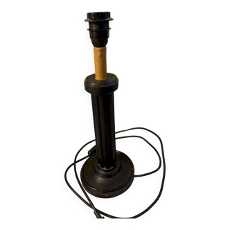 Table lamp base - Art Deco black wood