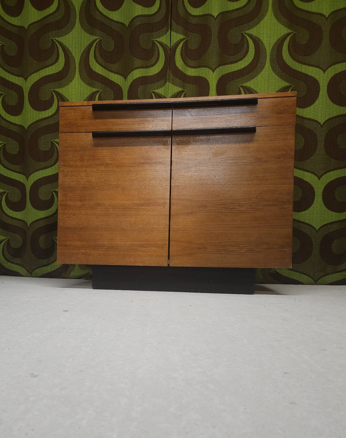 Low teak sideboard, 1970s