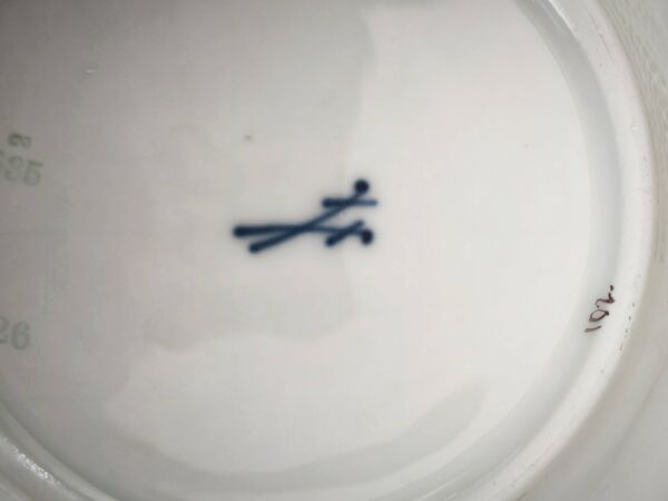 Tasse à thé ou à café long en porcelaine de Meissen Art Nouveau modèle 3