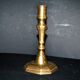 Antique octagonal candlestick in Regency bronze from the 19th century.