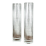 Ensemble de vases cylindriques en verre