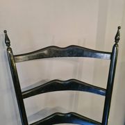 Paire de grandes chaises d’apparat italiennes vintage