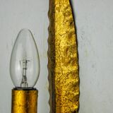 Pair of "leaf" sconces by Ferro Arte, Spain, 1960