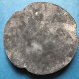 Raku dish with 4 compartments that can be used as an appetizer dish