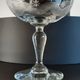 Set of 5 champagne glasses in crystal engraved early twentieth century