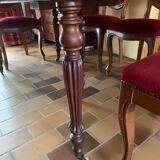 Solid mahogany dining table