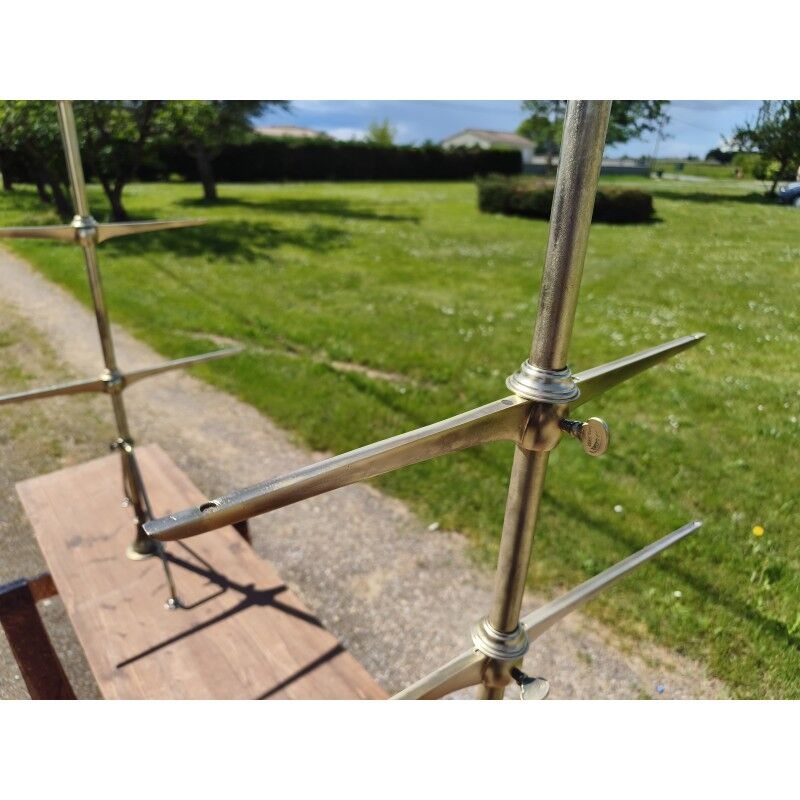Pair of bronze shop shelves 1900 Siegel Paris