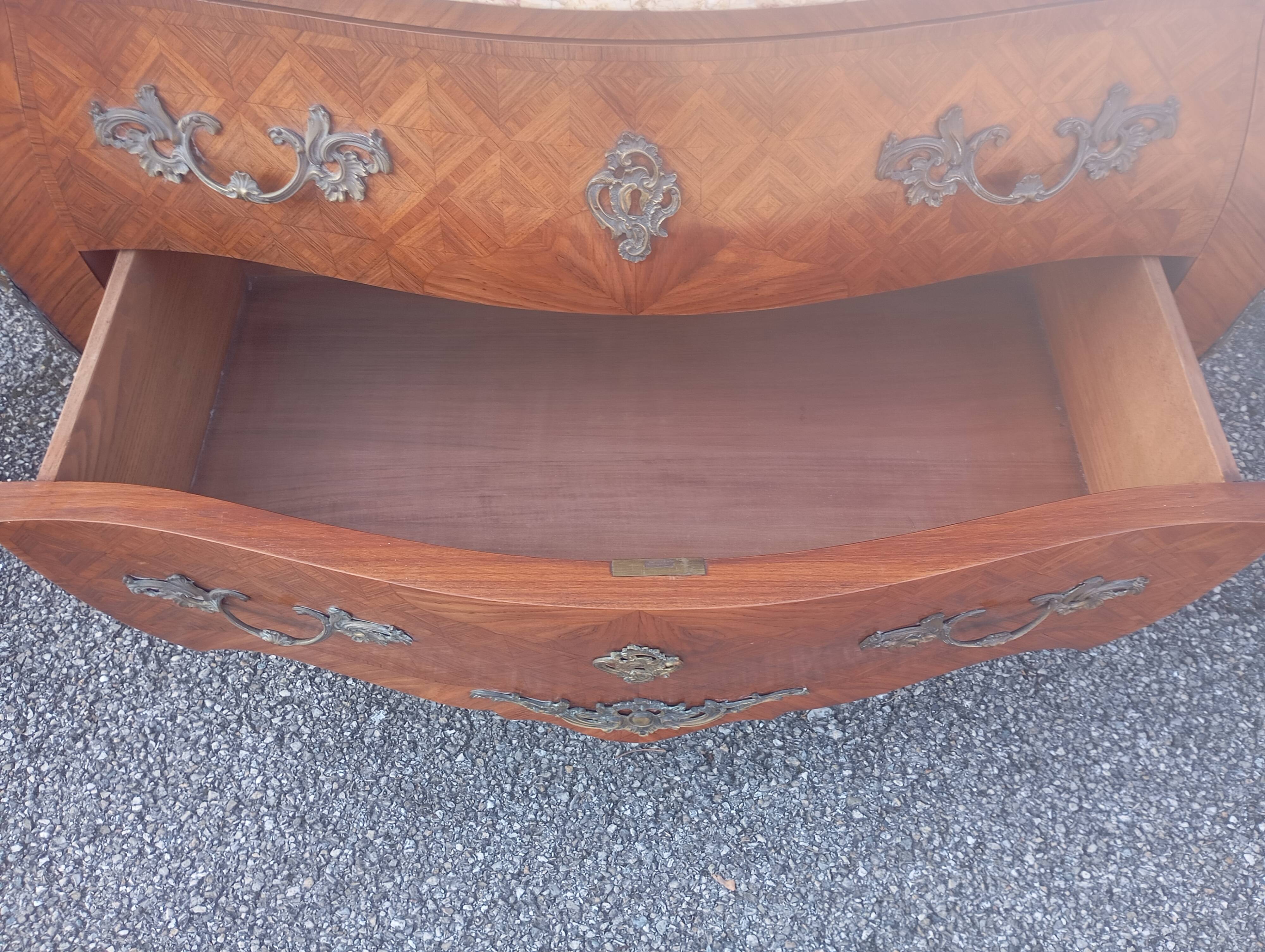 Louis XV marquetry commode