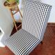 Vintage gingham armchair