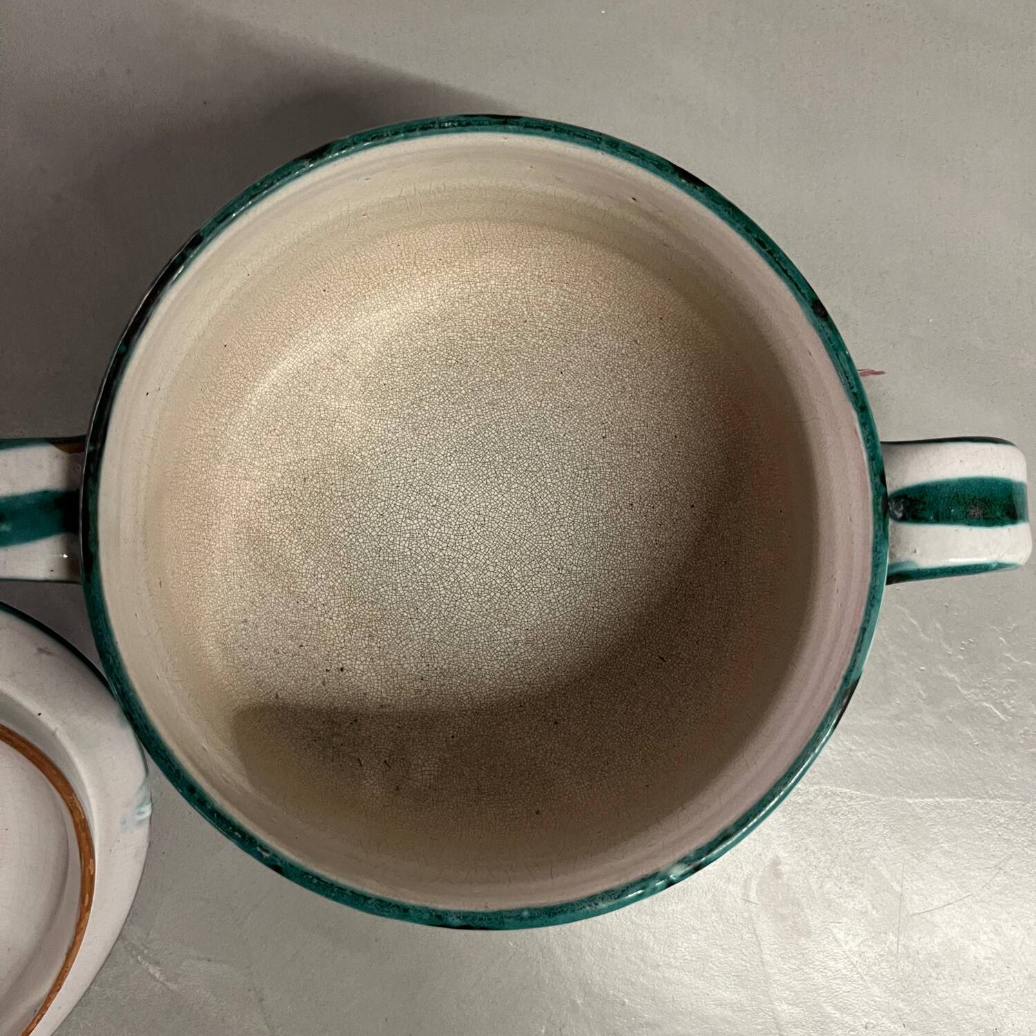 Large ceramic soup tureen by Robert Picault