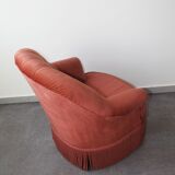 Upholstered toad armchair, 1970