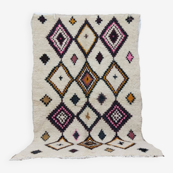 Handmade wool Berber rug 240 X 148 CM