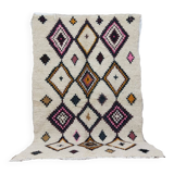 Handmade wool Berber rug 240 X 148 CM