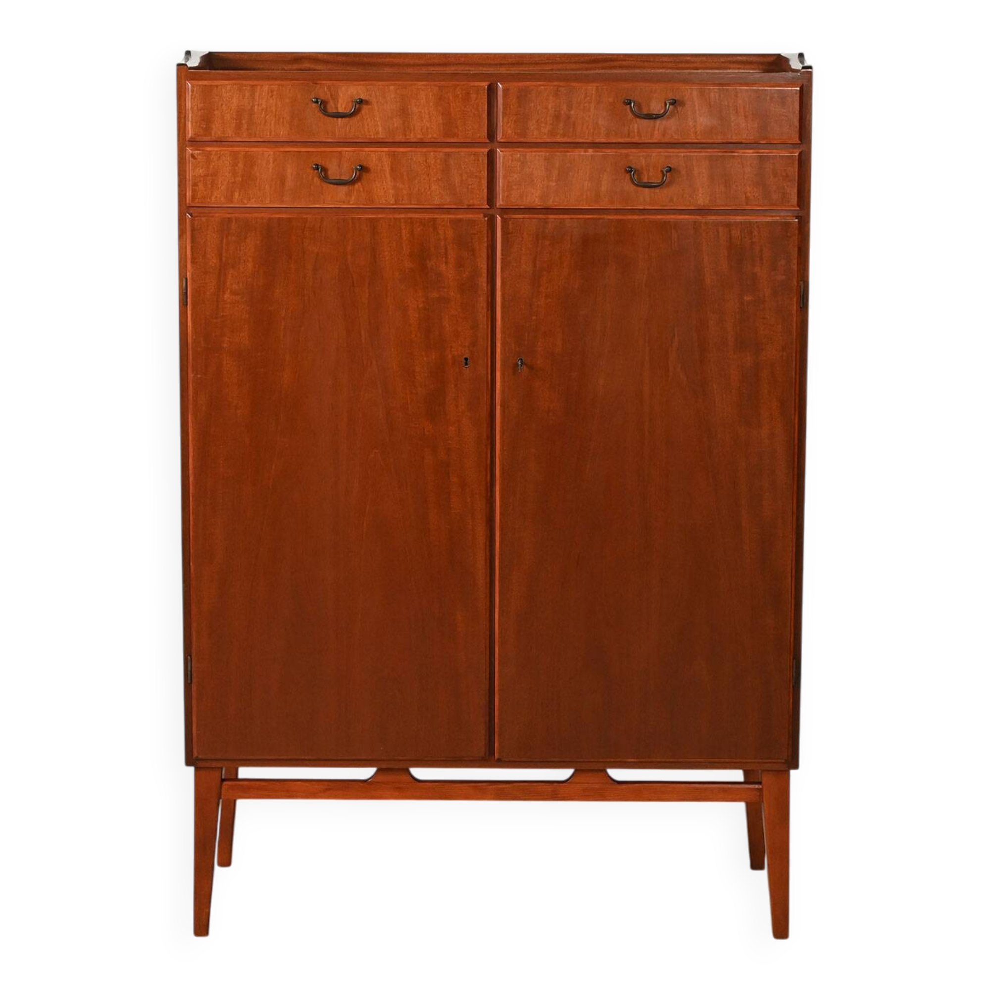 Scandinavian Mahogany Cabinet 1950s