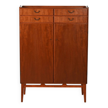 Scandinavian Mahogany Cabinet 1950s
