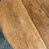 Dining table with 2 leaves in wood ⌀ 120 cm