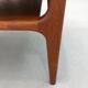 Table basse danoise du milieu du siècle avec rangement de A / S Niels Bach, 1960s