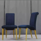 6 velvet chairs 1970