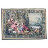 Tapisserie Jacquard de style Aubusson "Berger Galant"