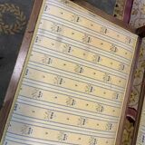 Louis XVI style marquetry bench