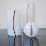 Glass vases by Vallien for Kosta Boda, set of 3
