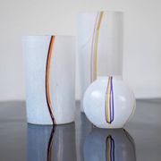 Glass vases by Vallien for Kosta Boda, set of 3