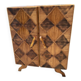 Storage unit, rattan sideboard from the 50s/60s