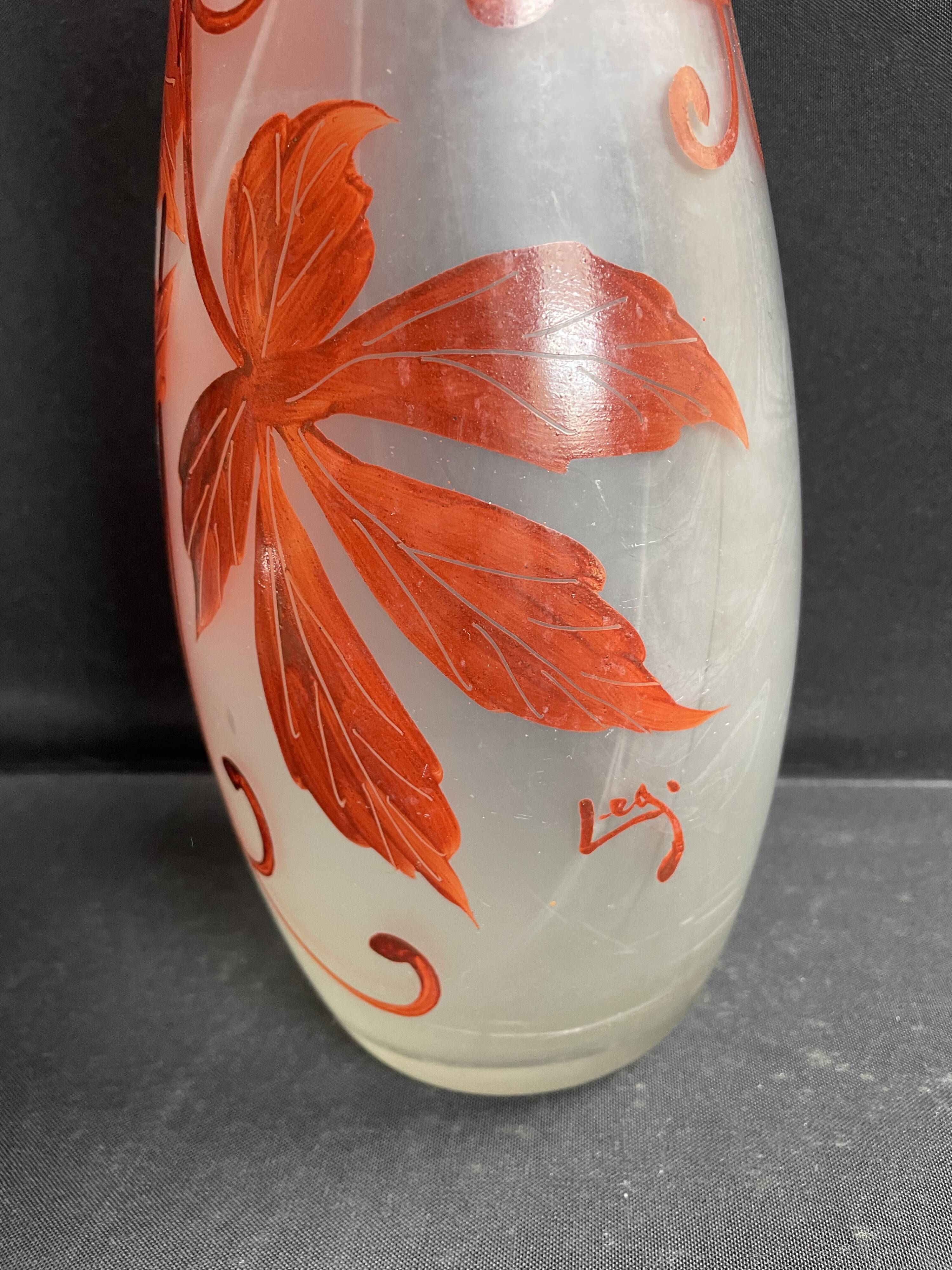 FT Legras vase signed – Art Nouveau