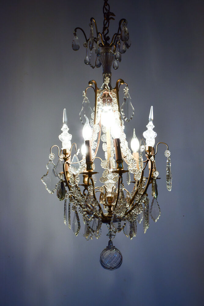 Classic French chandelier with grapevines