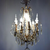 Classic French chandelier with grapevines