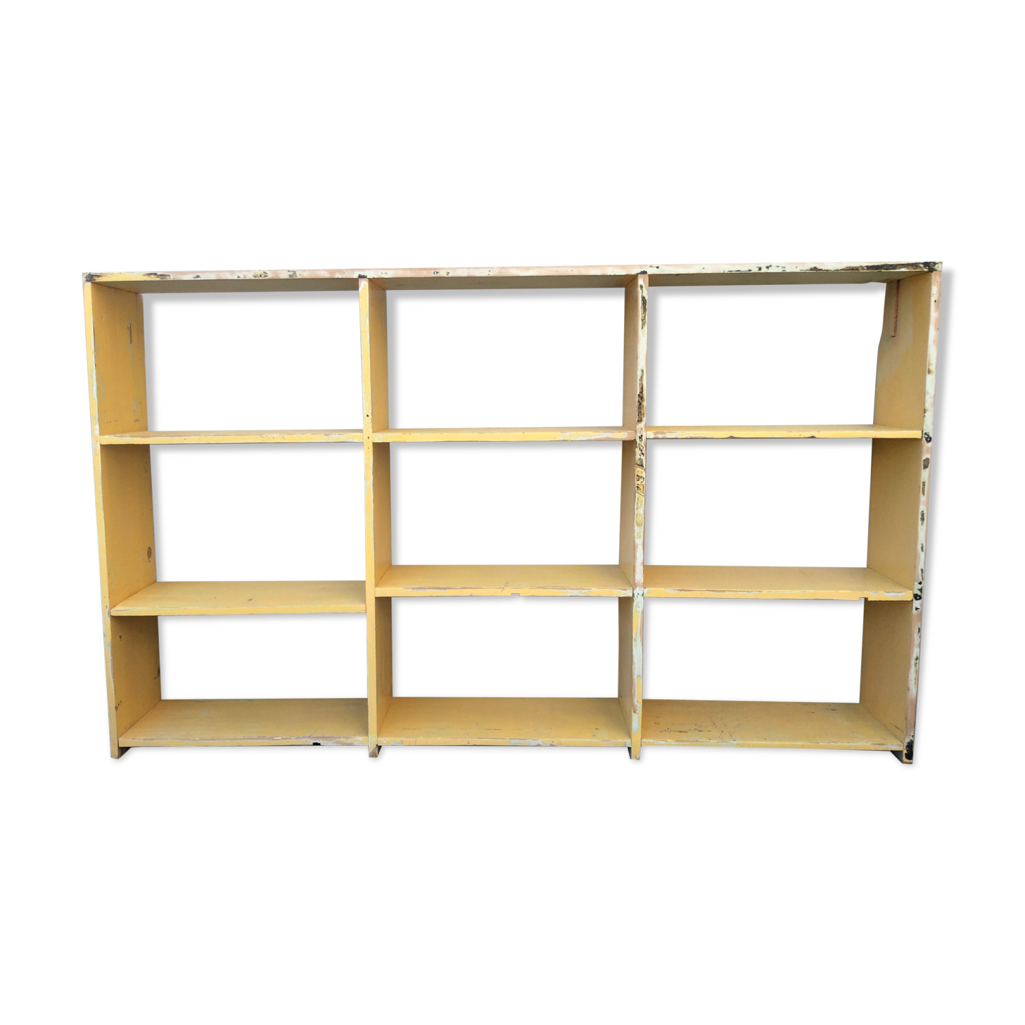 Large workshop furniture with patinated lockers