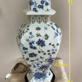 Porcelain living lamp nineteenth handmade decorations, double lighting