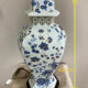 Porcelain living lamp nineteenth handmade decorations, double lighting