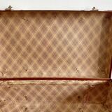 Small old brown suitcase