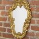 Pair of old rock mirrors in plaster - 59x38cm