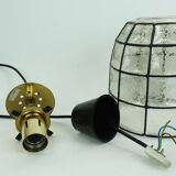 glashuette limburg hanging LAMP 1960's 70's glass pendant light model 4184