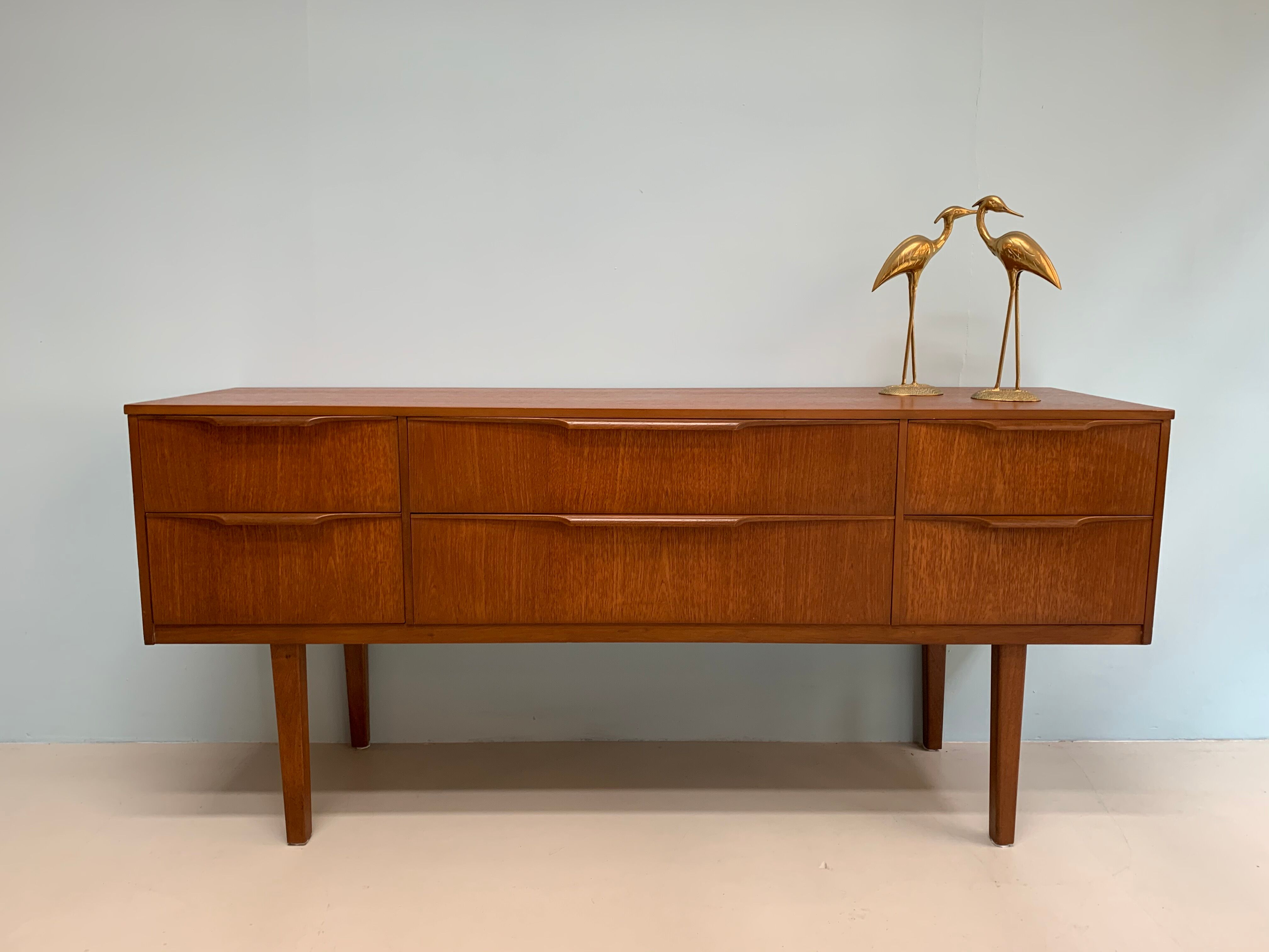 Vintage teak Austinsuite sideboard by Frank Guille 1960's