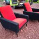 Paire de fauteuils des années 60