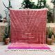 Beautiful handmade pink rug 200cm x 300cm